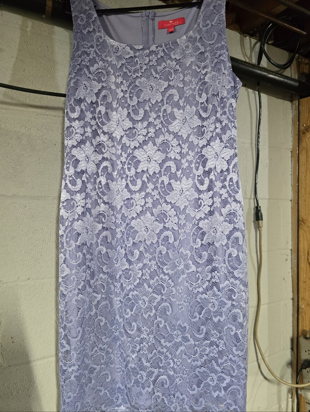 Together Lavender Lace Sleeveless Dress